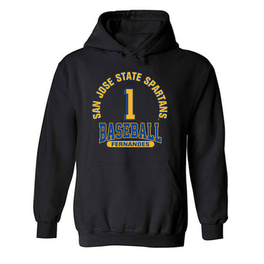 SJSU - NCAA Baseball : Alex Fernandes - Classic Fashion Shersey Hooded Sweatshirt-0