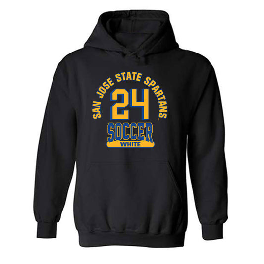SJSU - NCAA Women's Soccer : Leilani White - Classic Fashion Shersey Hooded Sweatshirt-0