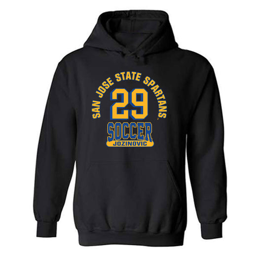 SJSU - NCAA Men's Soccer : Tomislav Jozinovic - Classic Fashion Shersey Hooded Sweatshirt-0