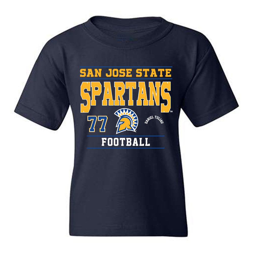 SJSU - NCAA Football : Daniel Tuliau - Classic Fashion Shersey Youth T-Shirt-0