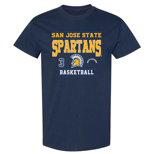 SJSU - NCAA Women's Basketball : Mecca Alexander - Classic Fashion Shersey T-Shirt-0