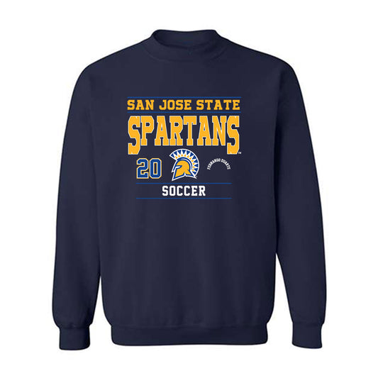 SJSU - NCAA Men's Soccer : Fernando Duarte - Classic Fashion Shersey Crewneck Sweatshirt-0