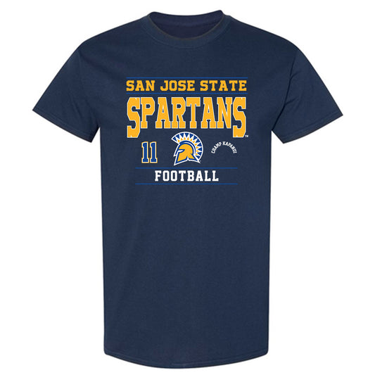 SJSU - NCAA Football : Champ Kapanui - Classic Fashion Shersey T-Shirt-0