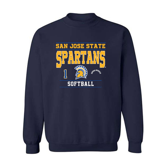 SJSU - NCAA Softball : Sophia Burdick - Classic Fashion Shersey Crewneck Sweatshirt-0