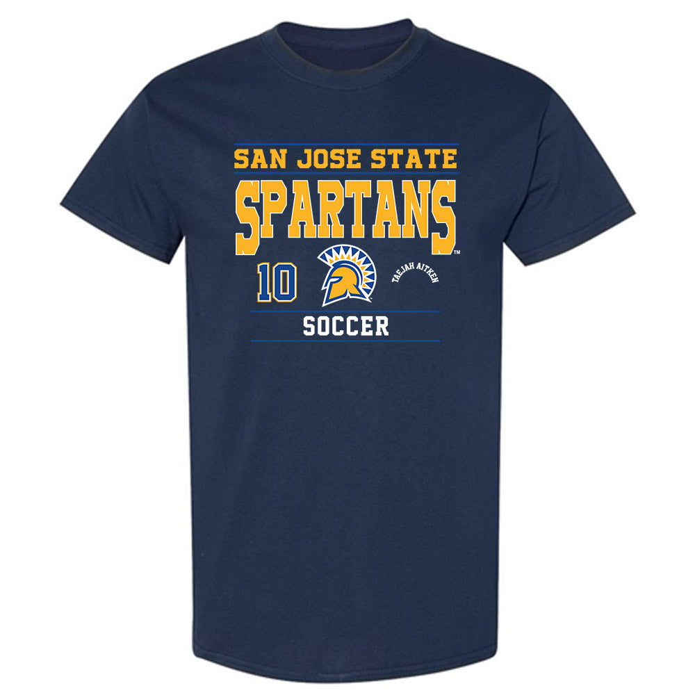 SJSU - NCAA Women's Soccer : Taejah Aitken - Classic Fashion Shersey T-Shirt-0