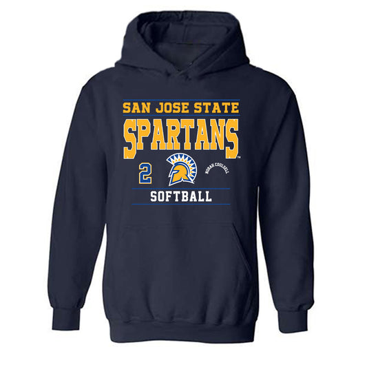 SJSU - NCAA Softball : Norah Coulsell - Classic Fashion Shersey Hooded Sweatshirt-0