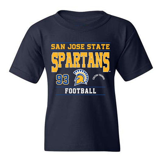 SJSU - NCAA Football : Colton Thomas - Classic Fashion Shersey Youth T-Shirt-0