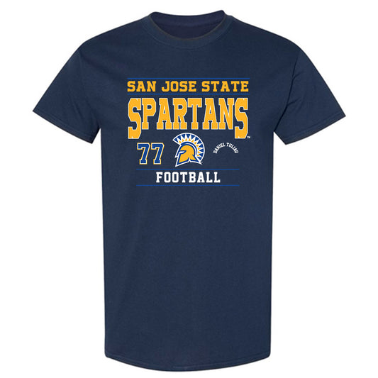 SJSU - NCAA Football : Daniel Tuliau - Classic Fashion Shersey T-Shirt-0