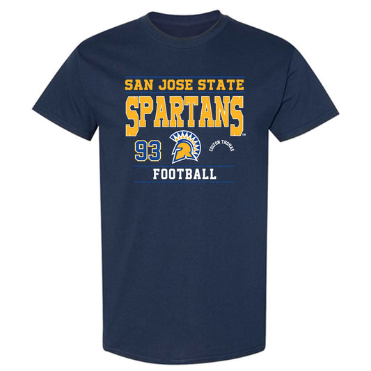 SJSU - NCAA Football : Colton Thomas - Classic Fashion Shersey T-Shirt-0