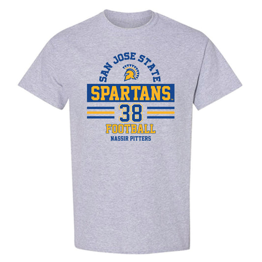 SJSU - NCAA Football : Nassir Pitters - Classic Fashion Shersey T-Shirt-0