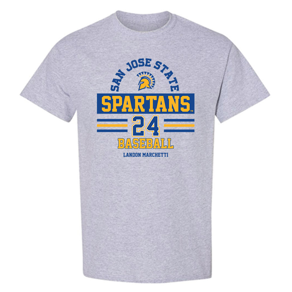 SJSU - NCAA Baseball : Landon Marchetti - Classic Fashion Shersey T-Shirt-0
