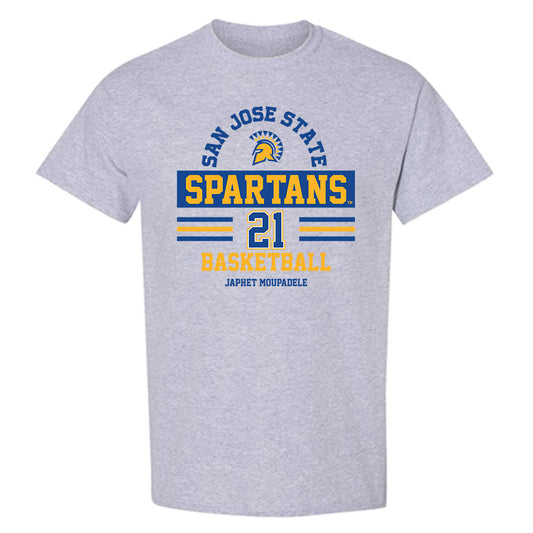 SJSU - NCAA Men's Basketball : Japhet Moupadele - Classic Fashion Shersey T-Shirt-0