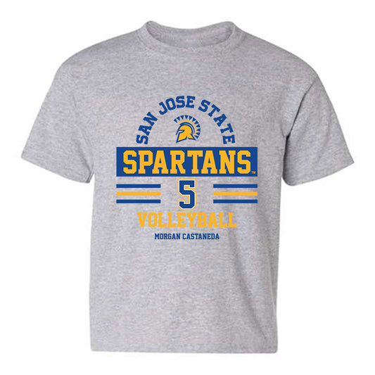 SJSU - NCAA Women's Volleyball : Morgan Castaneda - Classic Fashion Shersey Youth T-Shirt-0