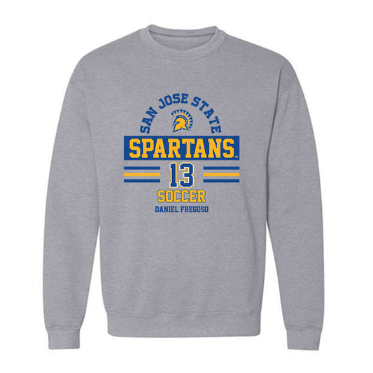 SJSU - NCAA Men's Soccer : Daniel Fregoso - Classic Fashion Shersey Crewneck Sweatshirt-0
