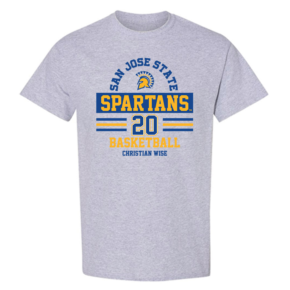 SJSU - NCAA Men's Basketball : Christian Wise - Classic Fashion Shersey T-Shirt-0