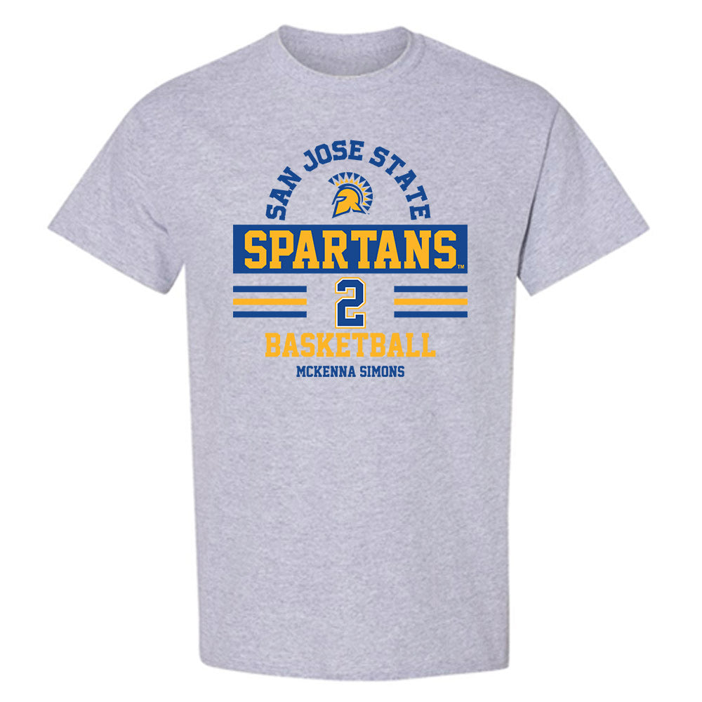 SJSU - NCAA Women's Basketball : McKenna Simons - Classic Fashion Shersey T-Shirt-0
