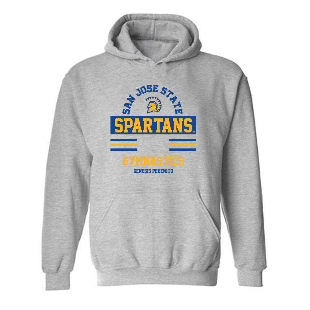 SJSU - NCAA Women's Gymnastics : Genesis PeBenito - Classic Fashion Shersey Hooded Sweatshirt-0