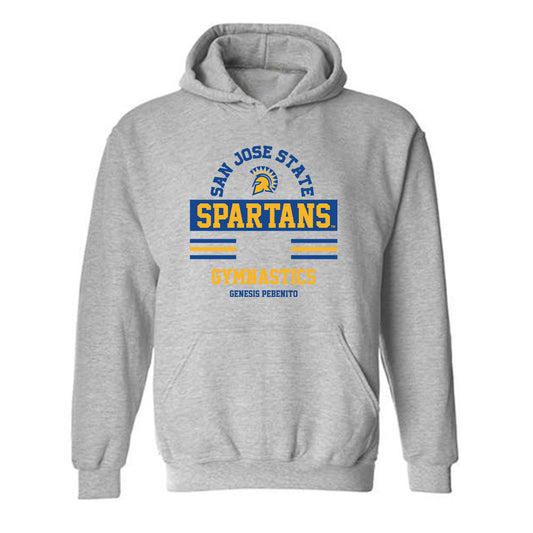 SJSU - NCAA Women's Gymnastics : Genesis PeBenito - Classic Fashion Shersey Hooded Sweatshirt-0