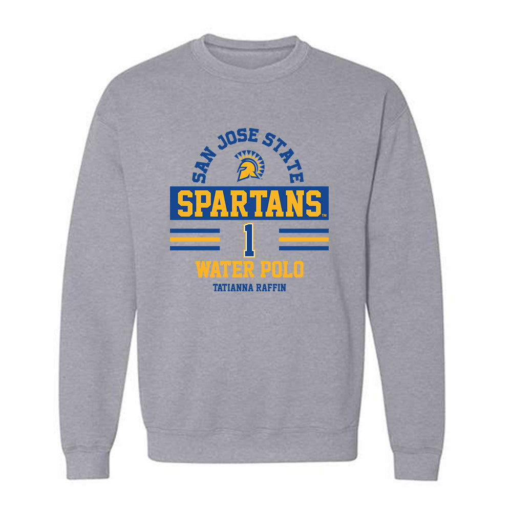 SJSU - NCAA Women's Water Polo : Tatianna Raffin - Classic Fashion Shersey Crewneck Sweatshirt-0
