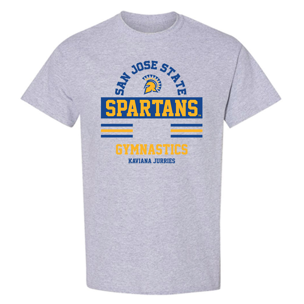 SJSU - NCAA Women's Gymnastics : kaviana jurries - Classic Fashion Shersey T-Shirt-0
