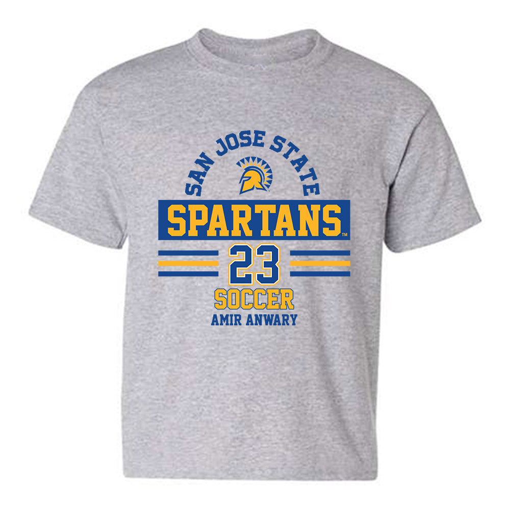 SJSU - NCAA Men's Soccer : Amir Anwary - Classic Fashion Shersey Youth T-Shirt-0