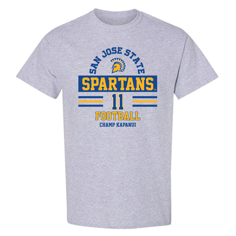 SJSU - NCAA Football : Champ Kapanui - Classic Fashion Shersey T-Shirt-0