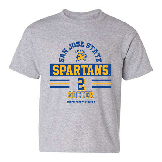 SJSU - NCAA Men's Soccer : Ruben Flores-Thomas - Classic Fashion Shersey Youth T-Shirt-0