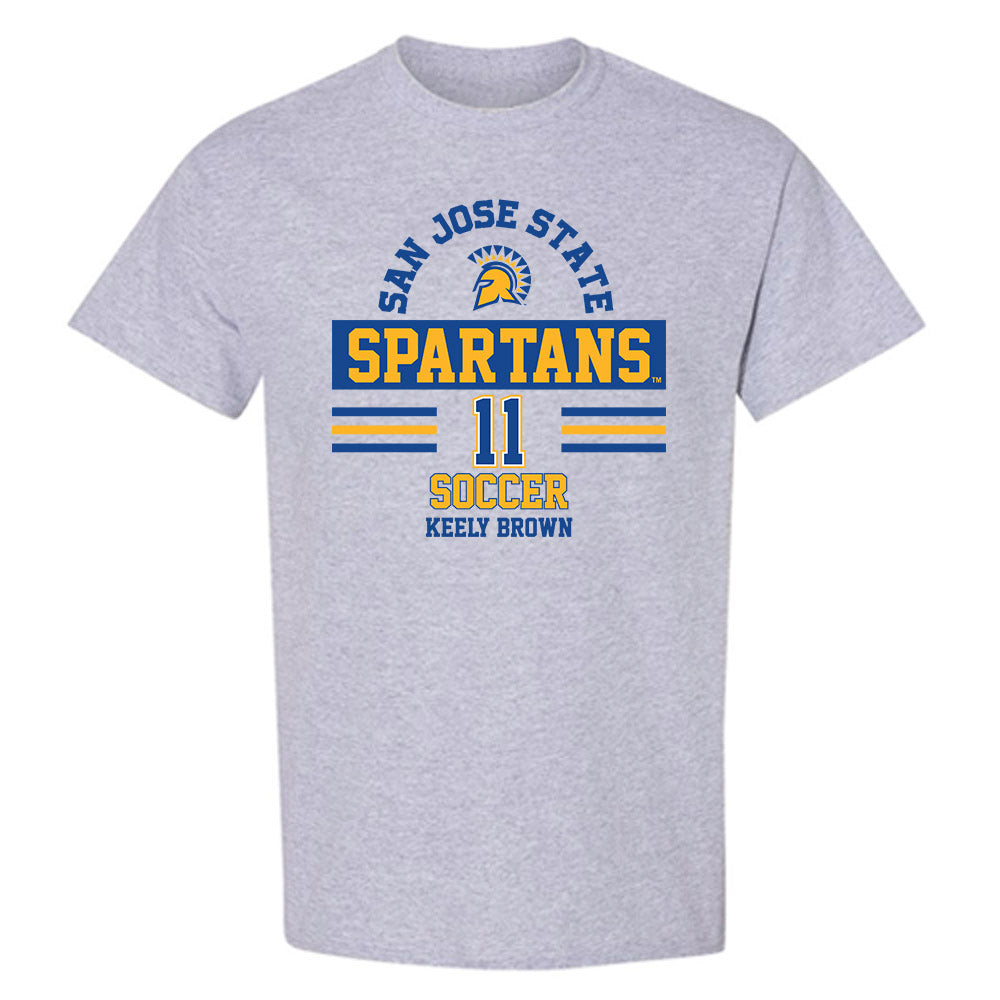 SJSU - NCAA Women's Soccer : Keely Brown - Classic Fashion Shersey T-Shirt-0