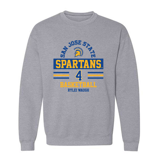 SJSU - NCAA Women's Basketball : Rylei Waugh - Classic Fashion Shersey Crewneck Sweatshirt-0