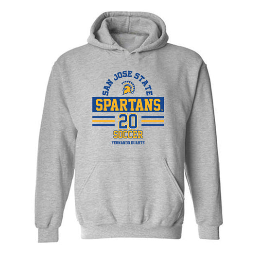 SJSU - NCAA Men's Soccer : Fernando Duarte - Classic Fashion Shersey Hooded Sweatshirt-0