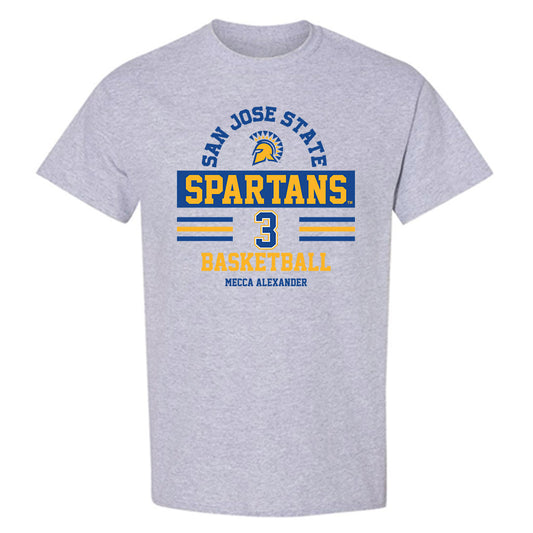 SJSU - NCAA Women's Basketball : Mecca Alexander - Classic Fashion Shersey T-Shirt-0