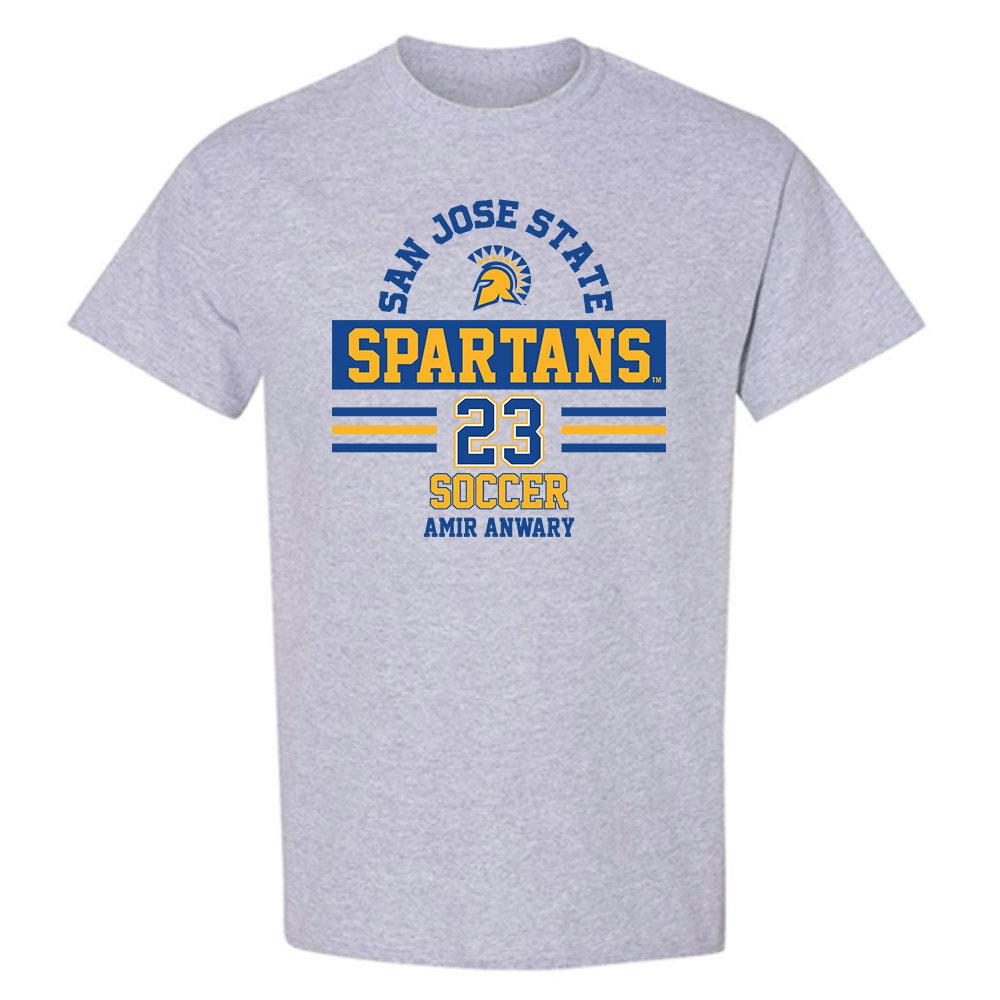 SJSU - NCAA Men's Soccer : Amir Anwary - Classic Fashion Shersey T-Shirt-0