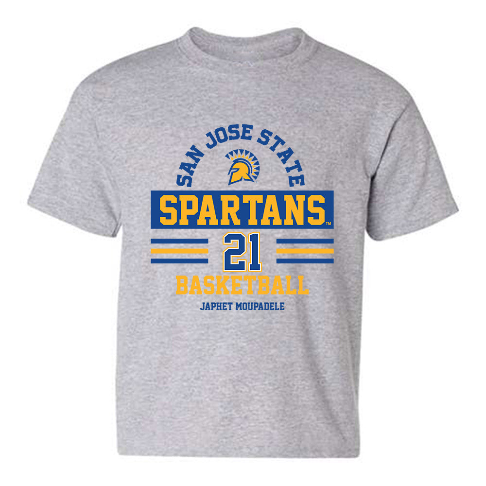 SJSU - NCAA Men's Basketball : Japhet Moupadele - Classic Fashion Shersey Youth T-Shirt-0