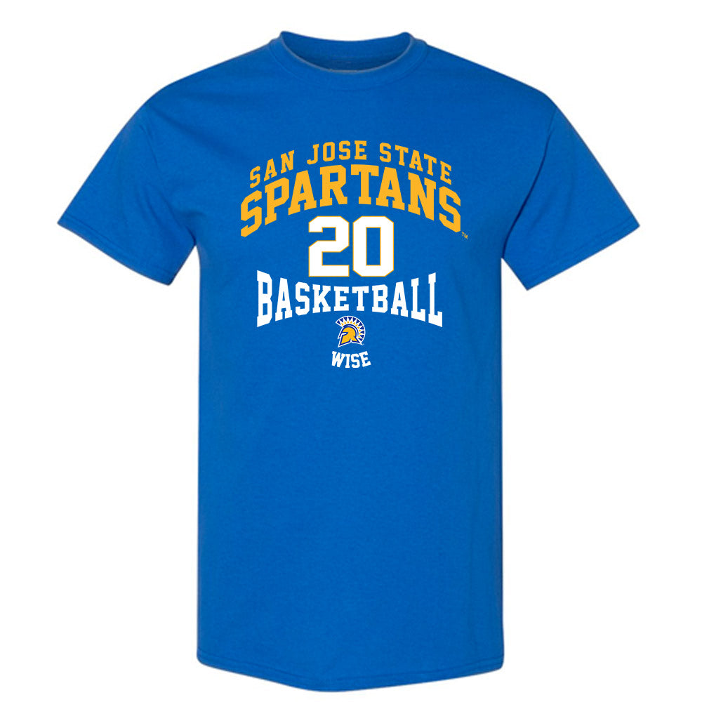 SJSU - NCAA Men's Basketball : Christian Wise - Classic Fashion Shersey T-Shirt-0