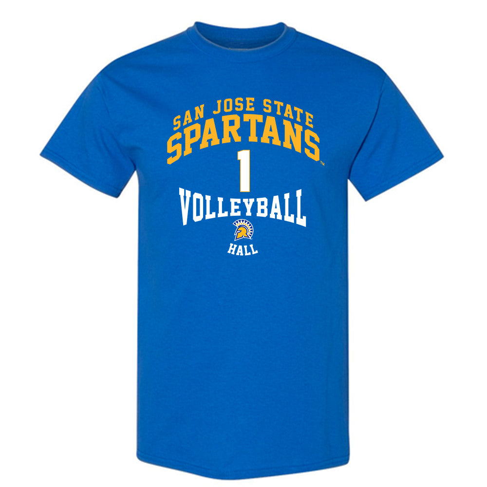 SJSU - NCAA Women's Volleyball : Fatimah Hall - Classic Fashion Shersey T-Shirt-0