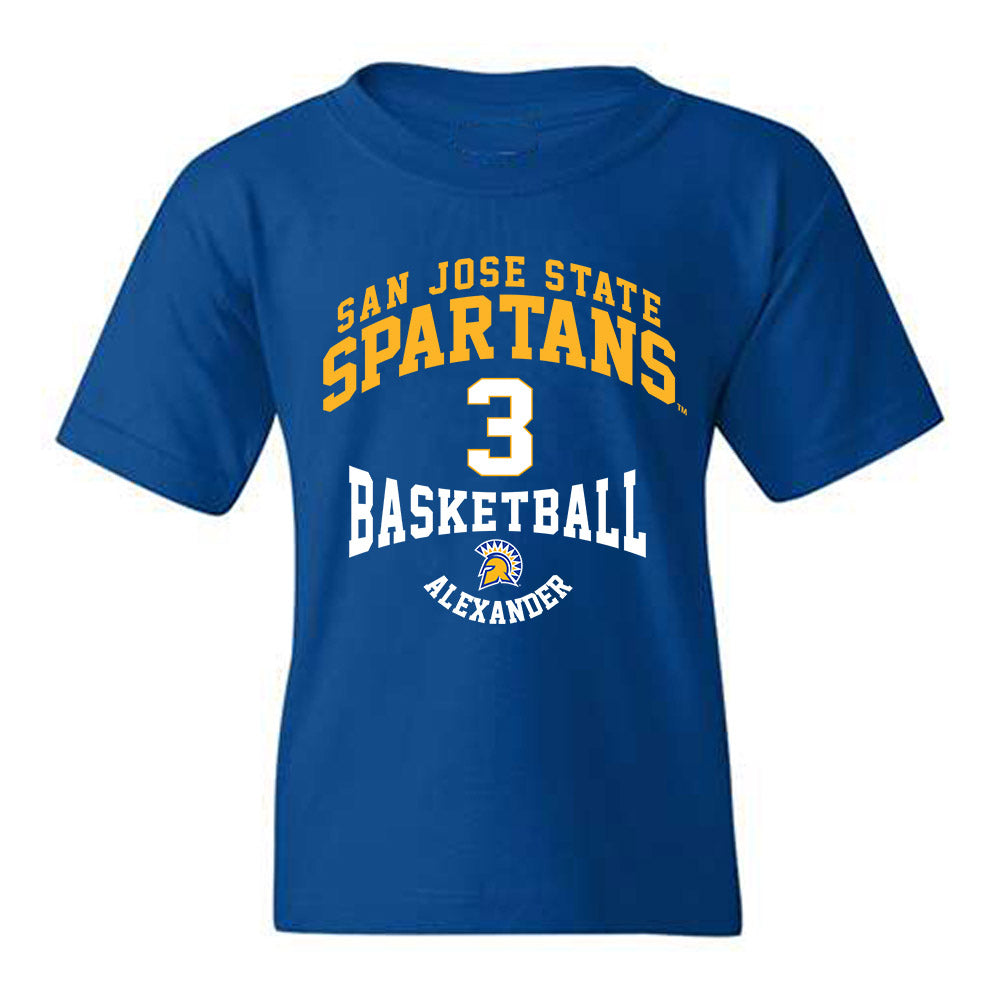 SJSU - NCAA Women's Basketball : Mecca Alexander - Classic Fashion Shersey Youth T-Shirt-0