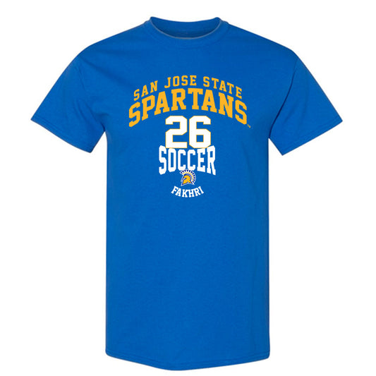 SJSU - NCAA Men's Soccer : Eamon Fakhri - Classic Fashion Shersey T-Shirt-0