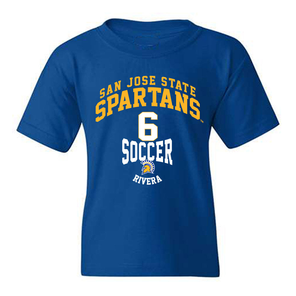 SJSU - NCAA Men's Soccer : Gilberto Rivera - Classic Fashion Shersey Youth T-Shirt-0