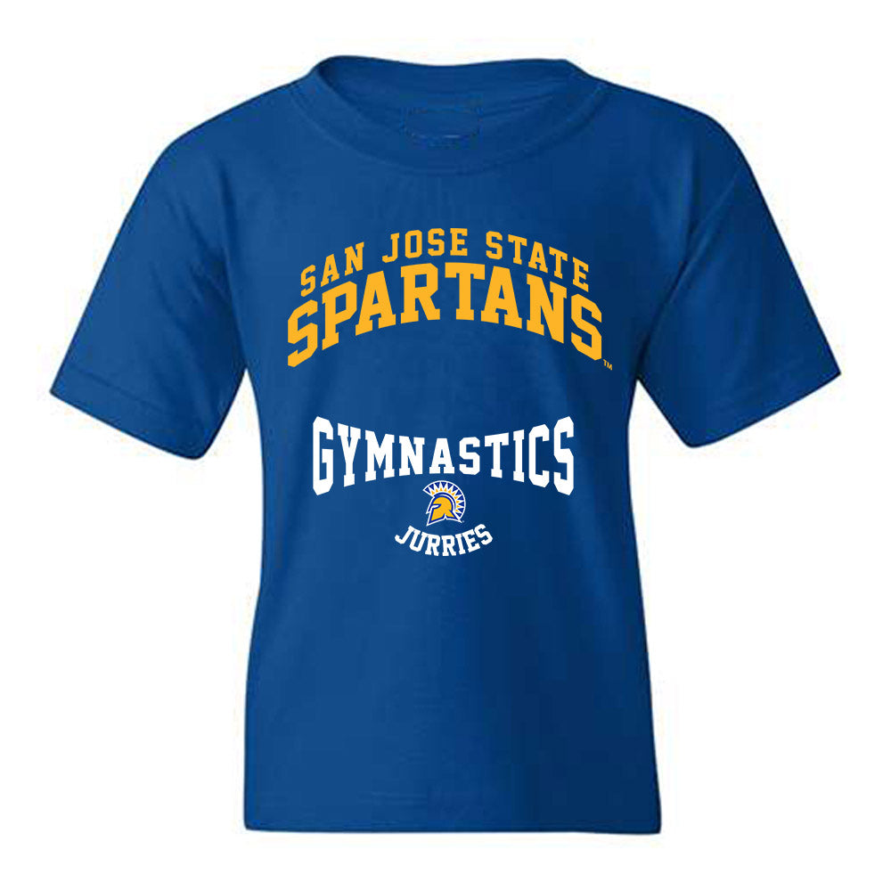 SJSU - NCAA Women's Gymnastics : kaviana jurries - Classic Fashion Shersey Youth T-Shirt-0