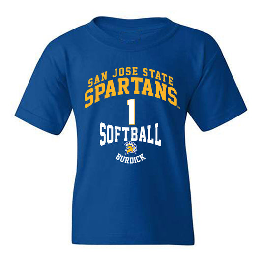 SJSU - NCAA Softball : Sophia Burdick - Classic Fashion Shersey Youth T-Shirt-0