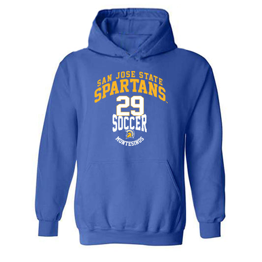 SJSU - NCAA Women's Soccer : Lily Montesinos - Classic Fashion Shersey Hooded Sweatshirt-0