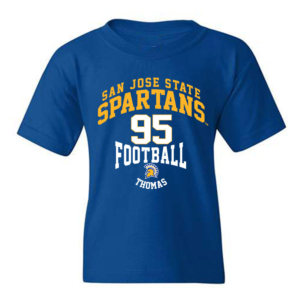 SJSU - NCAA Football : Colton Thomas - Classic Fashion Shersey Youth T-Shirt-0