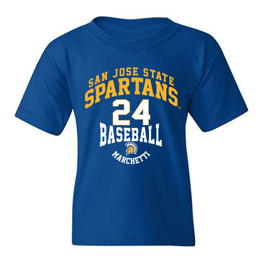 SJSU - NCAA Baseball : Landon Marchetti - Classic Fashion Shersey Youth T-Shirt-0
