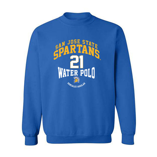 SJSU - NCAA Women's Water Polo : Sally Gonzalez Aguilar - Classic Fashion Shersey Crewneck Sweatshirt-0