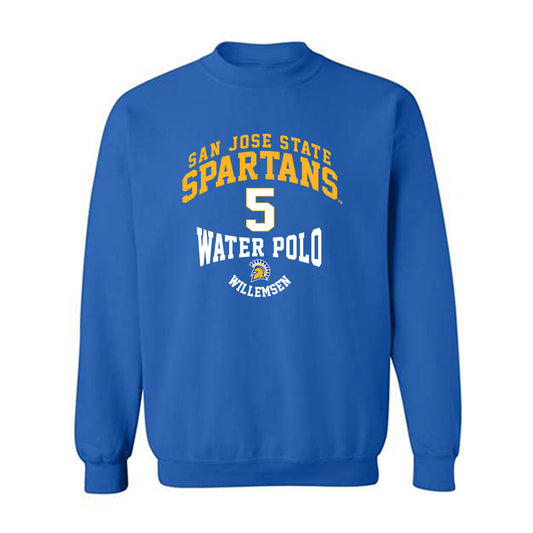 SJSU - NCAA Women's Water Polo : Nynke Willemsen - Classic Fashion Shersey Crewneck Sweatshirt-0