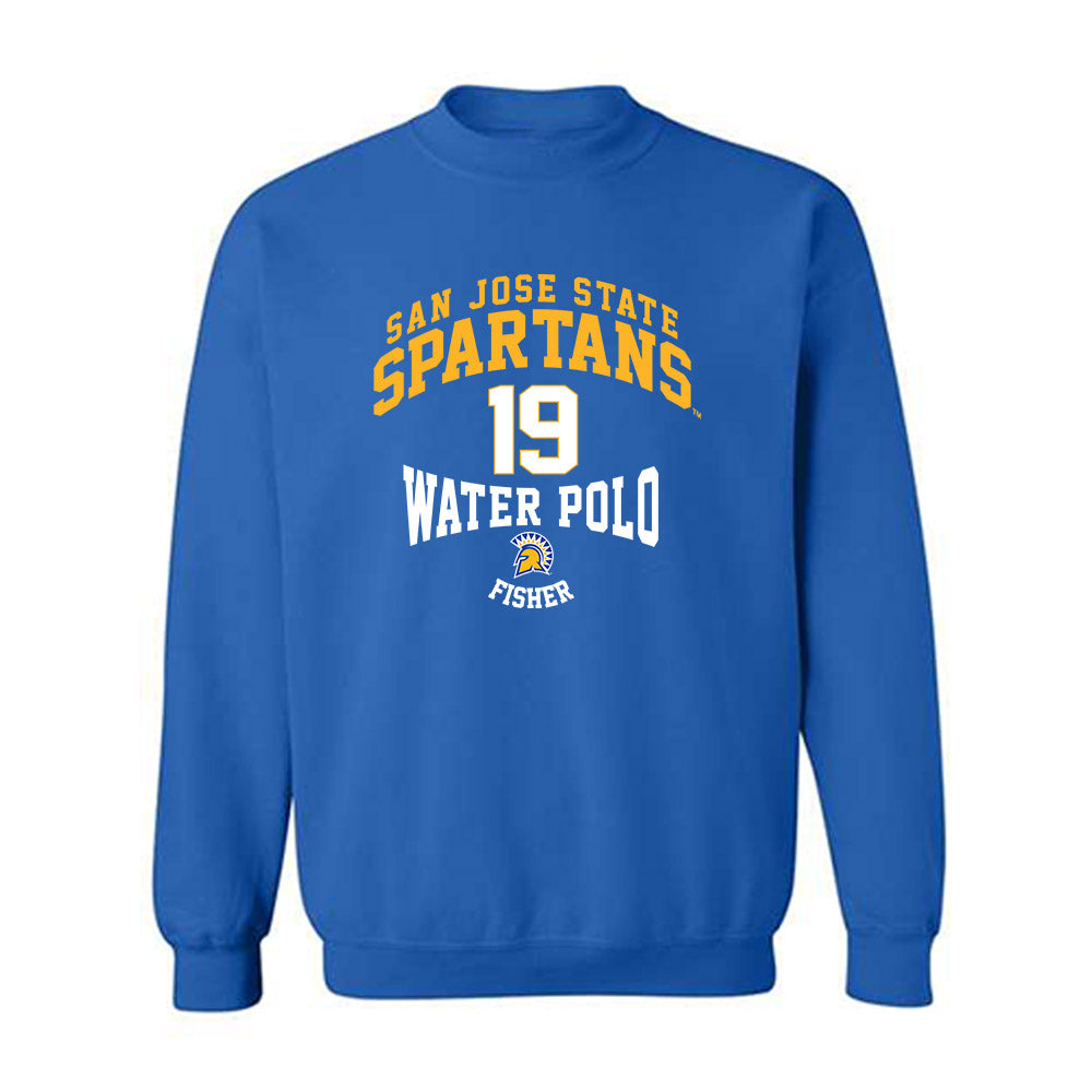 SJSU - NCAA Women's Water Polo : Taylor Fisher - Classic Fashion Shersey Crewneck Sweatshirt-0