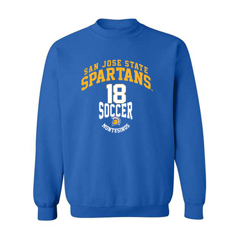 SJSU - NCAA Women's Soccer : Lily Montesinos - Classic Fashion Shersey Crewneck Sweatshirt-0