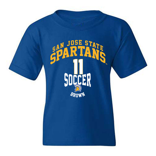 SJSU - NCAA Women's Soccer : Keely Brown - Classic Fashion Shersey Youth T-Shirt-0