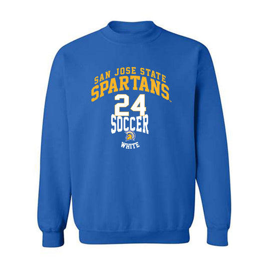 SJSU - NCAA Women's Soccer : Leilani White - Classic Fashion Shersey Crewneck Sweatshirt-0
