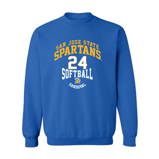 SJSU - NCAA Softball : Isabella Sandoval - Classic Fashion Shersey Crewneck Sweatshirt-0